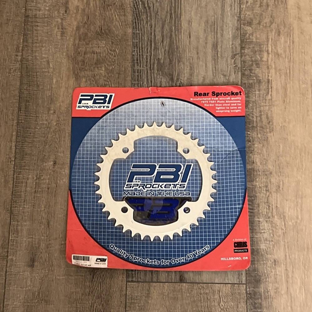 PBI Countershaft Rear Sprocket 50-7062-39 Made in USA New